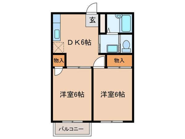 エルディムサントピアの物件間取画像